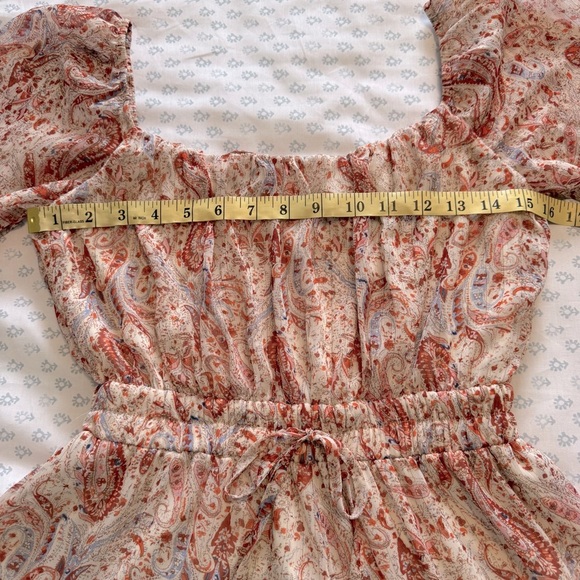 NWOT Francesca’s Miami Paisley Print Women's Size Small Romper - Picture 4 of 6